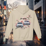 JDM Legends Hoodie — Sakura Drift Car Graphic Sweatshirt