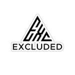 Excluded logo sticker