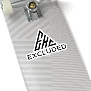 Excluded logo sticker