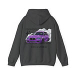 Excluded Clothing Purple Drift BMW Hoodie - Car Enthusiast Graphic Sweatshirt