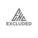 Excluded logo sticker