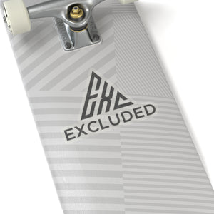 Excluded logo sticker